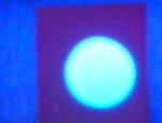 Solid state fluorescence of a germafluorene on a tlc plate